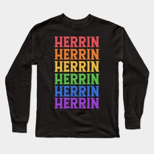 HERRIN COLORFUL CITY Long Sleeve T-Shirt